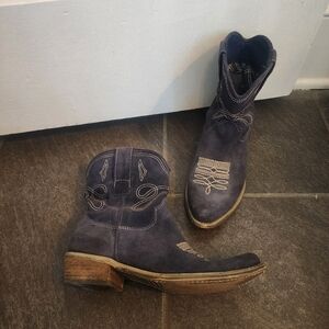 Nine West Sundance Catalog Cowgirl Ankle Boots  Booties